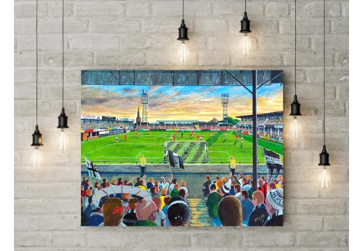 Hereford FC Edgar Street Stadium Wall Art Canvas